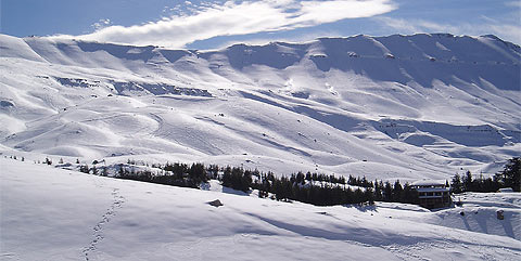 Cedars ski resort Lebanon